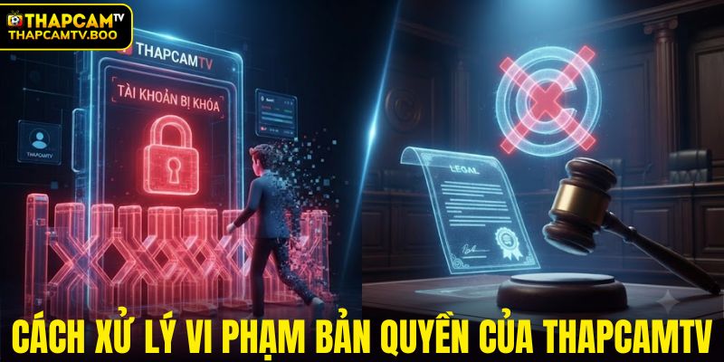 Cách xử lý vi phạm bản quyền của THAPCAMTV